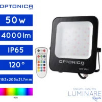 LED RGB REFLEKTOR 50W CRNI IP65