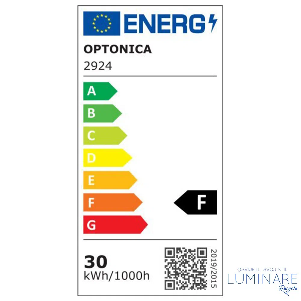 LED PLAFONJERA 30W KVADRATNA BIJELA 380x380x80mm - Slika 3