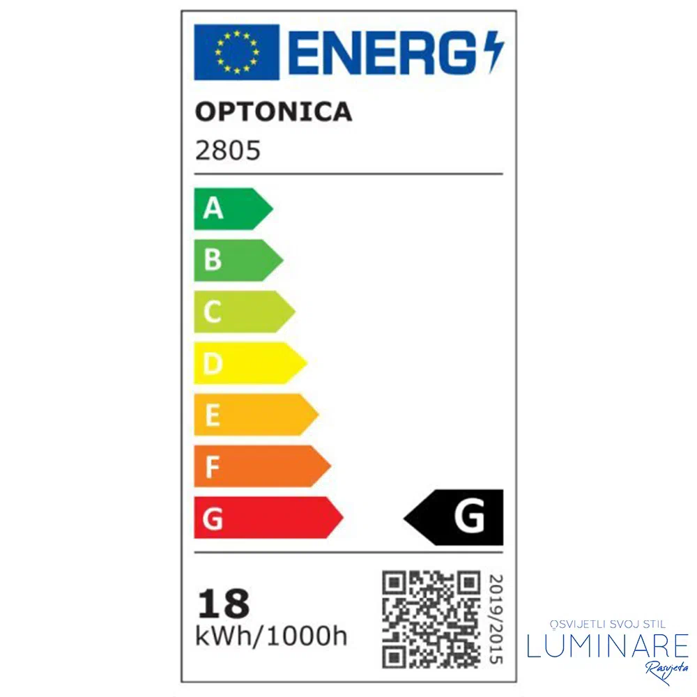 LED PLAFONJERA SA SENZOROM 18W OKRUGLA BIJELA - Slika 2