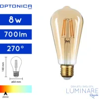 led filament zarulja e27 8w 2500k -st64-1305-luminare