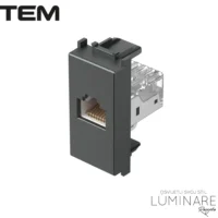 MODUL UTIČNICA INTERNET CAT6 KS RJ45 1M ANTRACIT