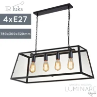 VISILICA LOFT-146-4 BLACK+CLEAR