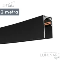 nadgradna magnetna šina 2m crna-ir luks-luminare rasvjeta