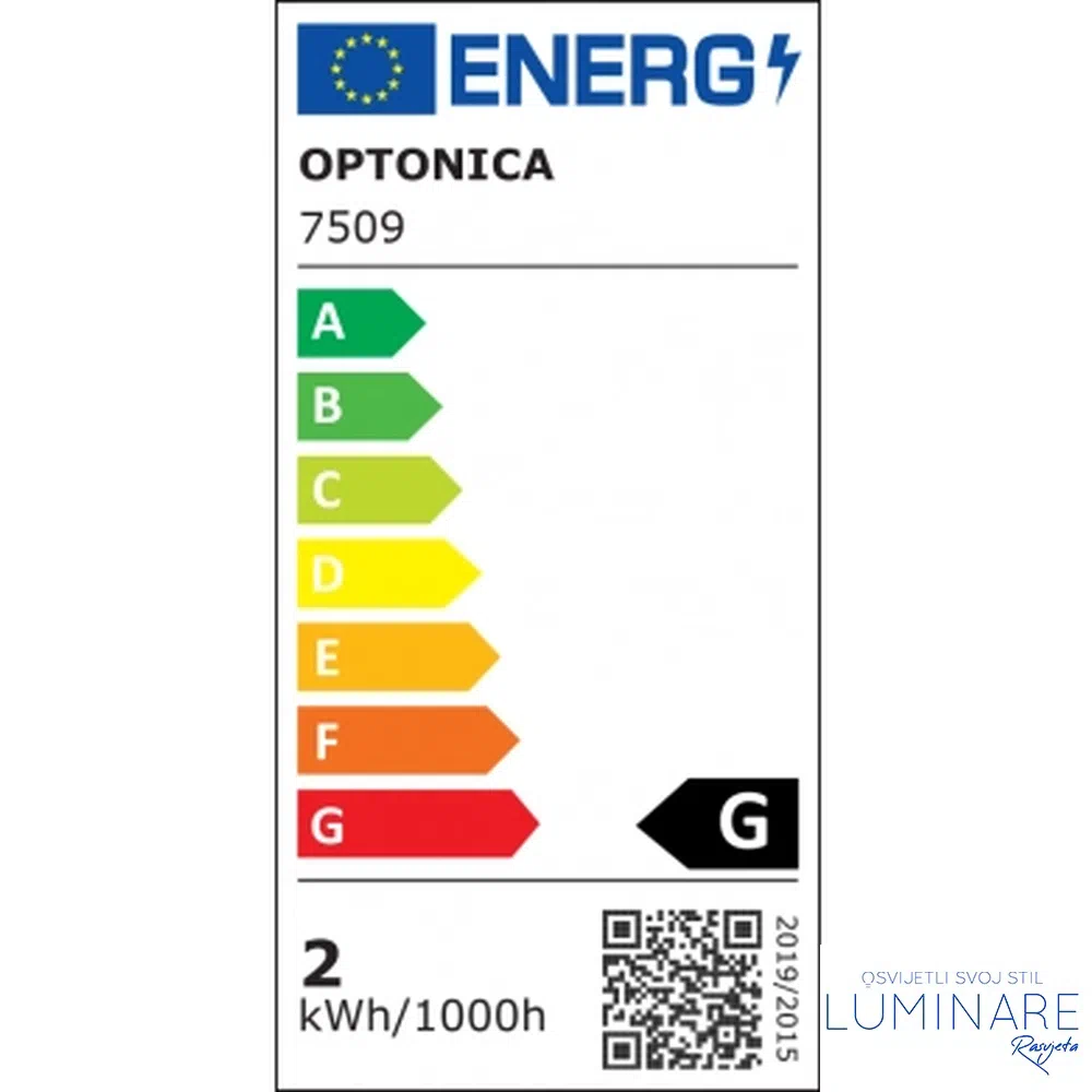 ZIDNA NADGRADNA SVJETILJKA 2W IP65 KVADRATNA CRNA - Slika 3