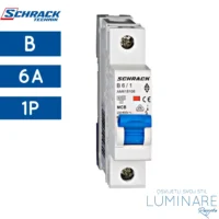 automatski osigurac-zastitni prekidac-6a-b-1p-amparo-schrack-am618106-luminare rasvjeta