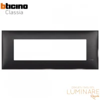 okvir bticino classia crni mat 7m-r4807bg-ukrasni okvir-luminare rasvjeta