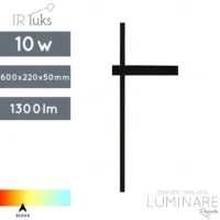 zidna led svjetiljka 10w al6013-w-600mm-ir luks-luminare rasvjeta
