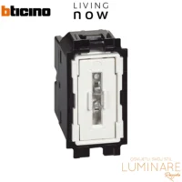 prekidac 1m 10a-vijcane stezaljke-bticino living now-luminare rasvjeta