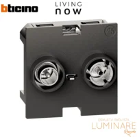 tv sat zavrsna 2m uticnica bticino living now k4214m2p10