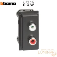 rca uticnica-1m-crna-bticino living now-kg4269r