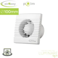 airRoxy pRIM Ø100 mm kupaonski ventilator standard, bijela maska