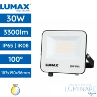 LUMAX LED reflektor snage 30W (3300 lm, 110 lm/W) u 3CCT izvedbi.