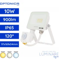 Bijeli LED reflektor sa senzorom SMD 10W (900 lm, 90 lm/W) u 3000K, 4000K i 6000K.