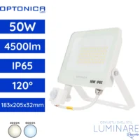 Bijeli LED reflektor sa senzorom SMD 50W (4500 lm, 90 lm/W) u 4000K i 6000K.