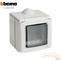 nadzbukno postolje bticino ip55 sa poklopcem classia 2m bijelo-luminare