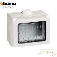 nadzbukno postolje bticino ip55 sa poklopcem classia 3m bijelo-luminare