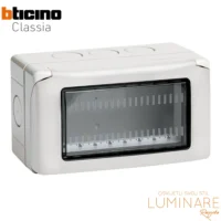 nadzbukno postolje bticino ip55 sa poklopcem classia 4m bijelo-luminare