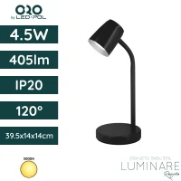 stolna led svjetiljka LED oro vero 4.5w 405lm 120-kut ip20 380 x 140 x 140mm ORO33043