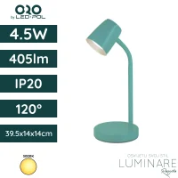 stolna led svjetiljka LED oro vero 4.5w 405lm 120-kut ip20 380 x 140 x 140mm ORO33044