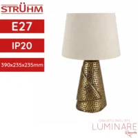 stolna svjetiljka struhm magda ip20 zlatna luminare rasvjeta