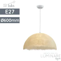 visilica irluks KD8627-1L beige bez E27 fi600*23 luminare rasvjeta