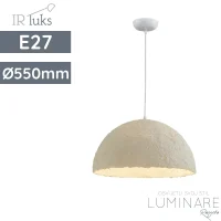 visilica irluks KD9237/550 white E27*1 fi 550*H270 luminare rasvjeta