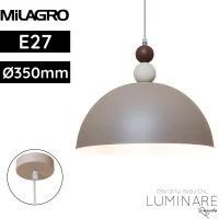 visilica milagro bento MLP1871 350x350x900mm crna 1xE27 luminare rasvjeta